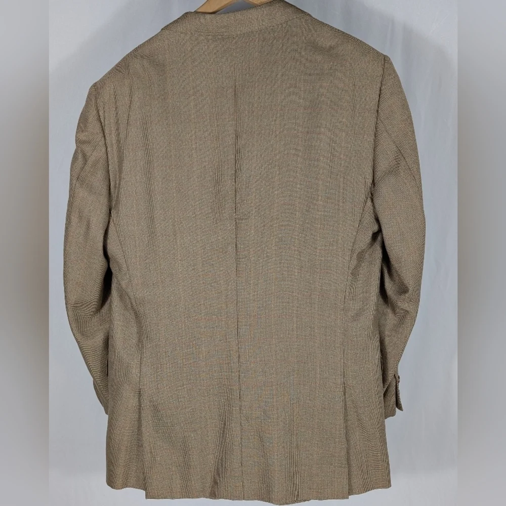 Ermenegildo Zegna Men's Classic Silk & Cashmere Blend Brown Blazer Size 46R